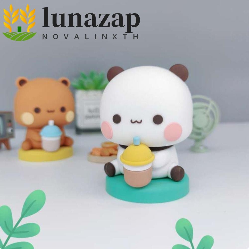 Lunazap Bubu Dudu Panda Bear รูป, Panda Bear Panda Bubu Dudu รูปตุ๊กตา,เครื่องประดับการ์ตูนอะนิเมะสะ