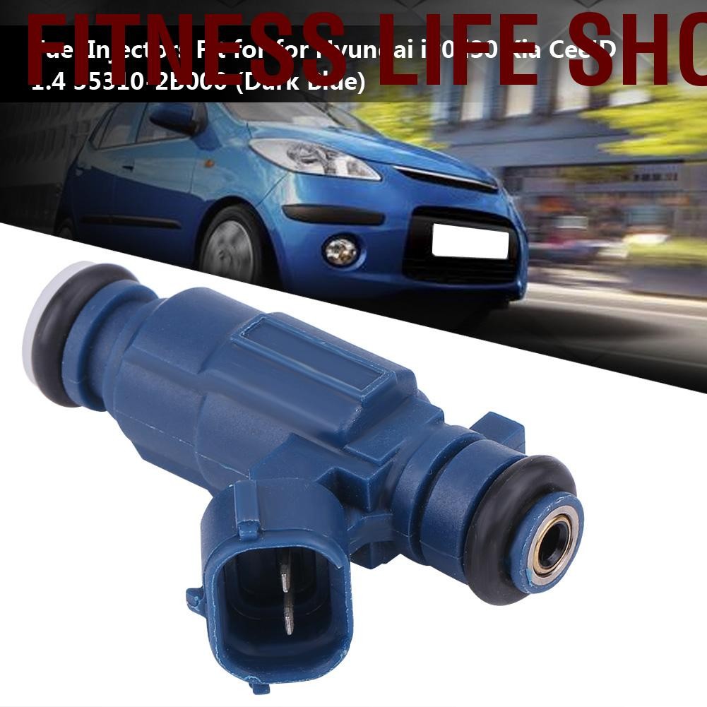 Fitness Life Shop-th Injectors เหมาะสำหรับ Hyundai i20 I30 Kia Cee D 1.4 35310-2B000 (สีน้ำเงินเข้ม)
