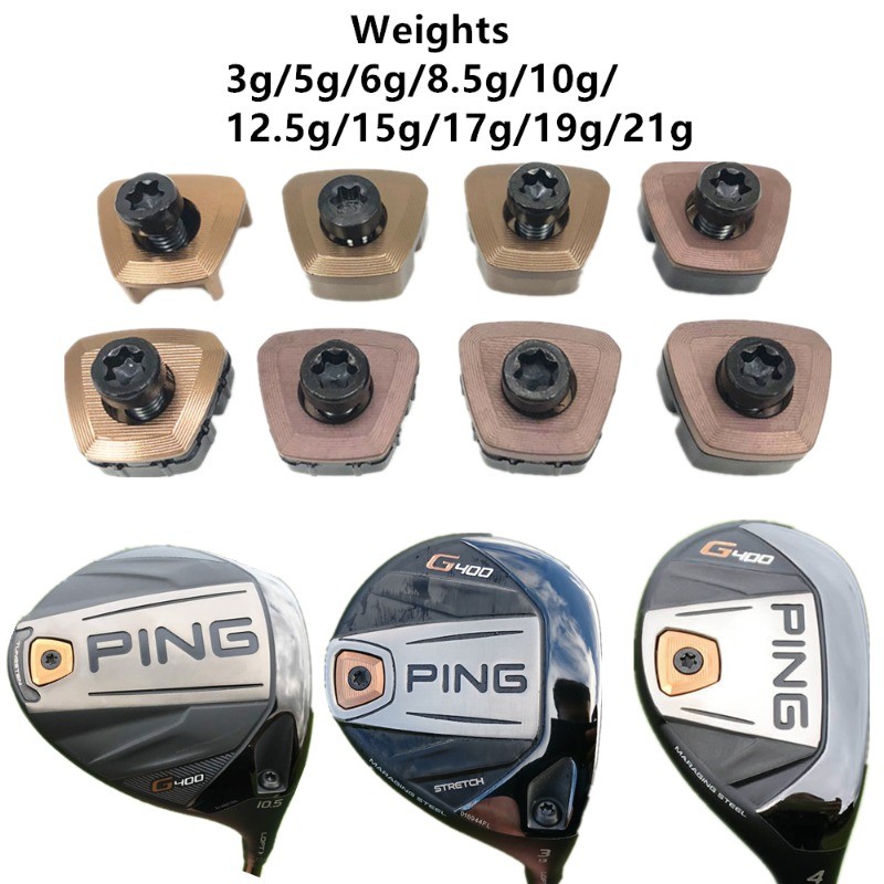 น้ําหนักรองพัตติ้งสำหรับ Ping G400 Driver และ Fairway Club ขนาด 3g ถึง 21g