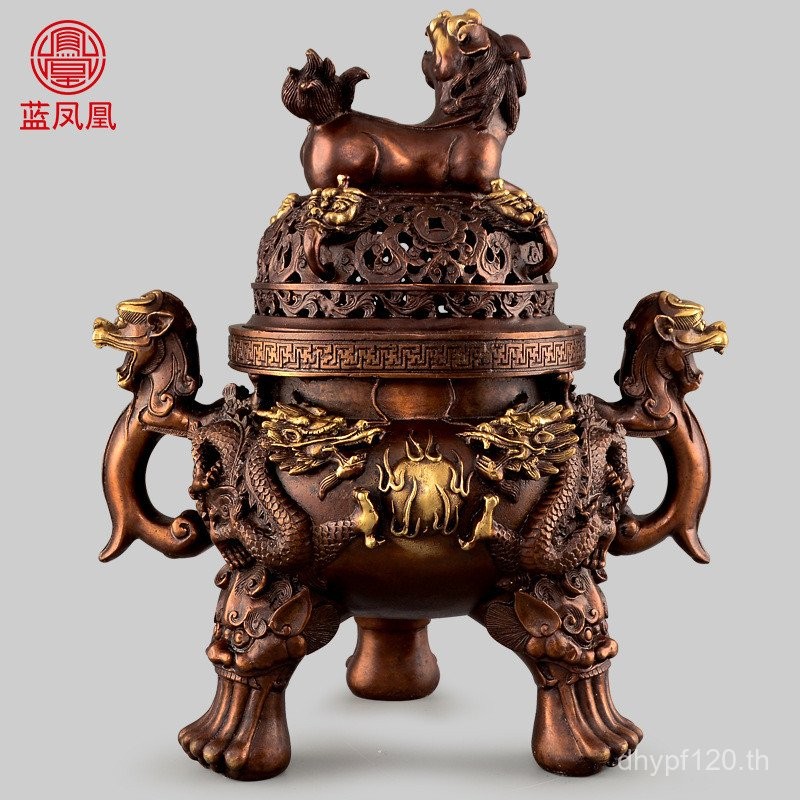 Aromatherapy Burner ทองแดง Burner OQ5M ไม้จันทน์ Burner ทองเหลืองโบราณในครัวเรือนธูป Burner ธูป Burn