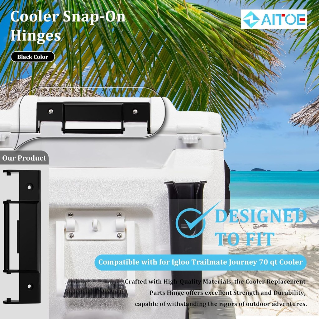 Cooler Snap-On บานพับสําหรับ Igloo Trailmate Journey 70 qt Cooler,สําหรับ Igloo Cooler บานพับเปลี่ยน