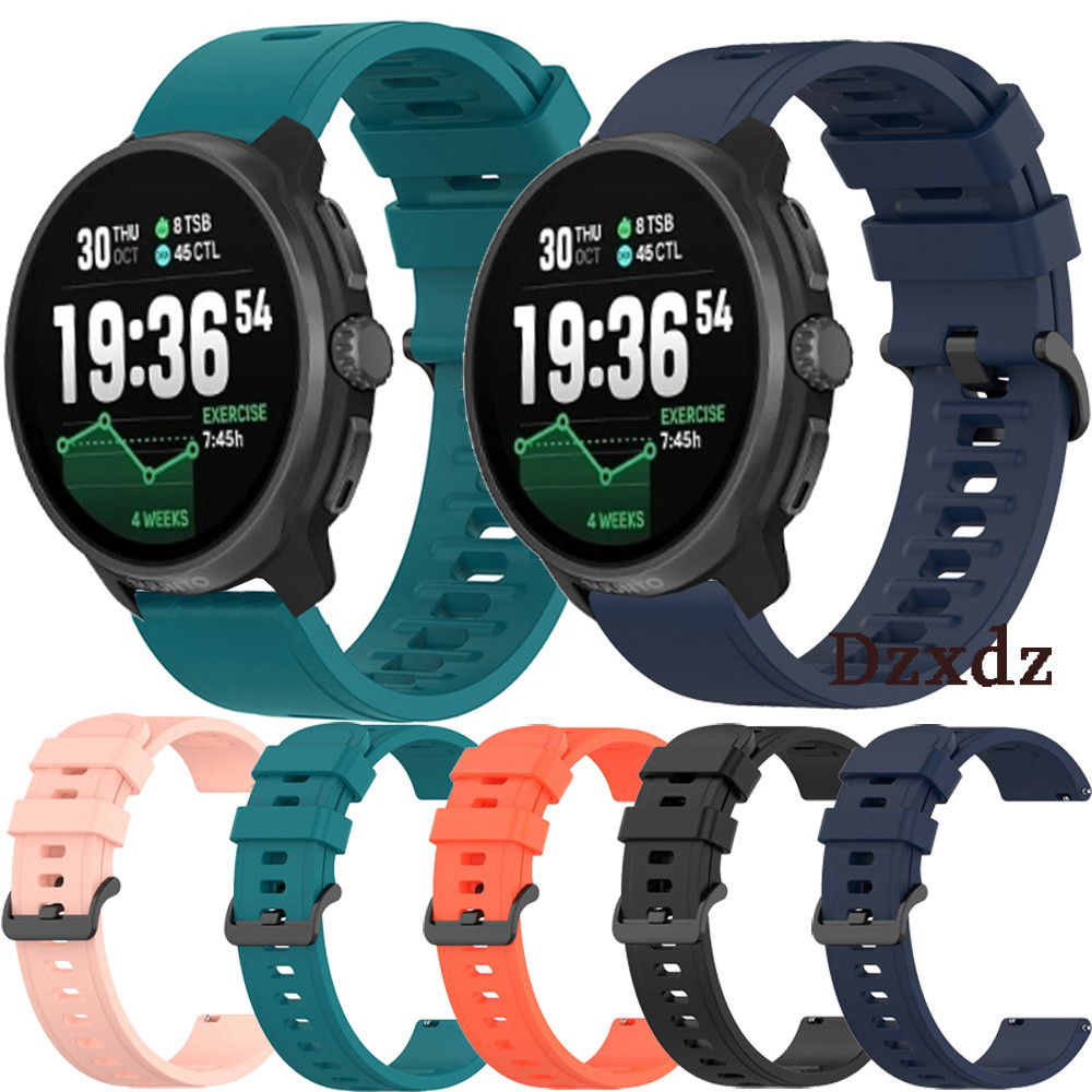 Suunto Race 2 S สายรัดข้อมือซิลิโคนสําหรับ Suunto Race2 ฟิล์มกันรอยหน้าจอสร้อยข้อมืออุปกรณ์เสริม