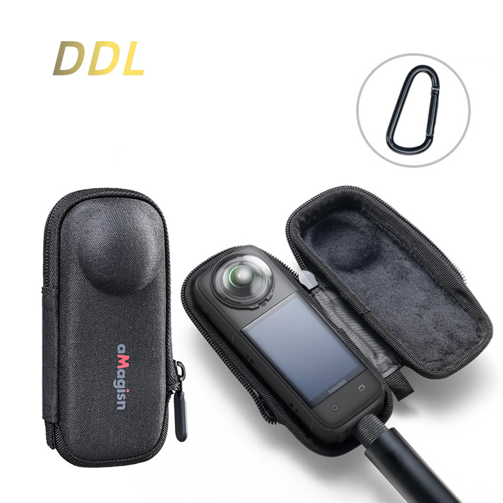 AMagisn Insta360 X5 Body Bag Flannel Protective Bag Panoramic Camera Lens Protective Case Insta360X5