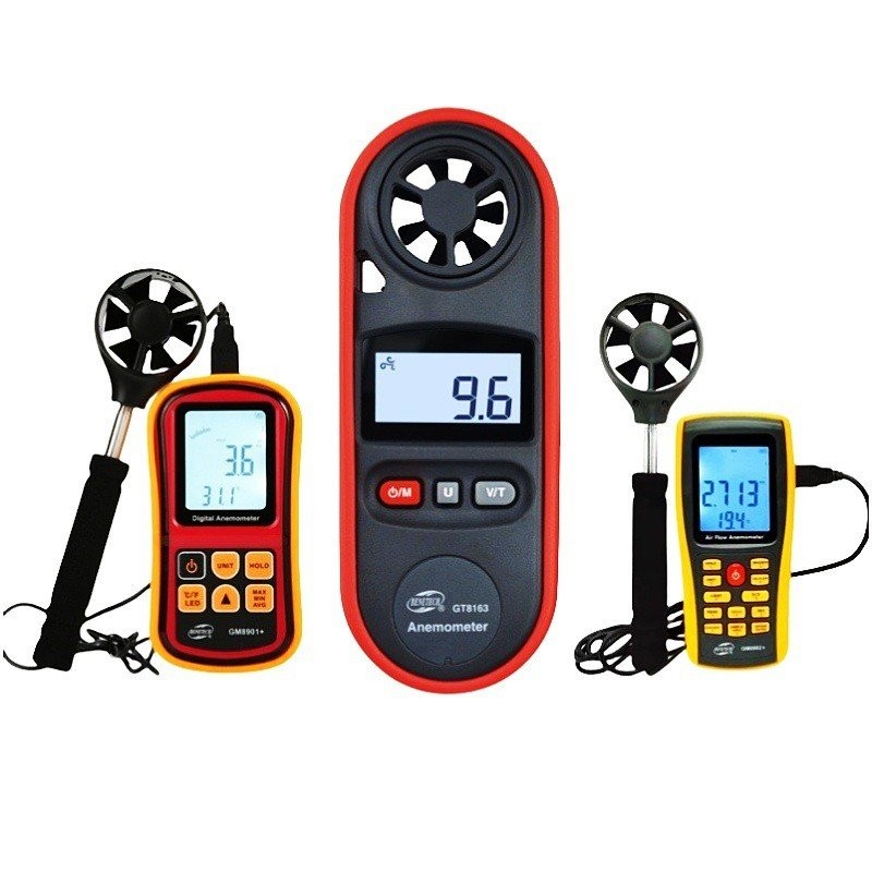 ลม Sensitive GM816 มาตรฐานภูมิปัญญาเครื่องวัดความเร็วลมอุณหภูมิ GM8903 การวัดปริมาณอากาศเครื่องวัดปร