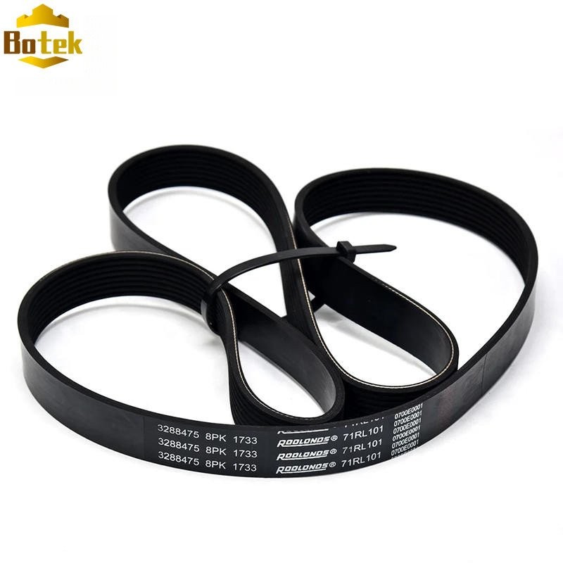 สายพาน 8PK1725 3288475 3288790 สําหรับเครื่องยนต์ Cummins 4B K38 K50 QSM11 ISM11 ISX15