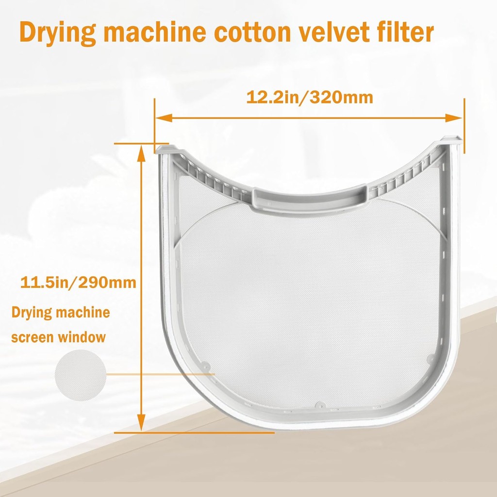 5231EL1003Bเครื่องเป่าLint FilterเหมาะสําหรับLGเครื่องเป่ากรอง,Dryer Lintหน้าจอหมายเลขPS3527578 AP44