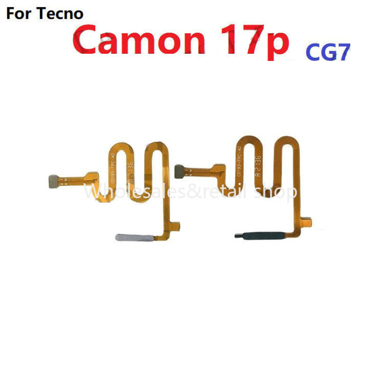 ลายนิ้วมือ Flex สําหรับ Tecno Camon 17p CG7 17 17PRO นิ้วพิมพ์เซ็นเซอร์ปุ่ม Flex HuoLSP