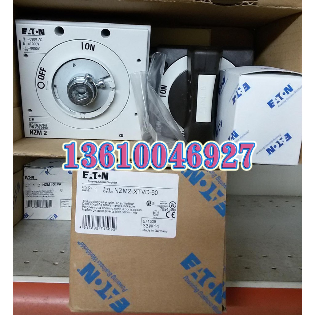 EATON MOELLER EATON MOELLER NZM2-XTVD-60 Circuit Breaker Handle สินค้าของแท้พร้อมสต็อก
