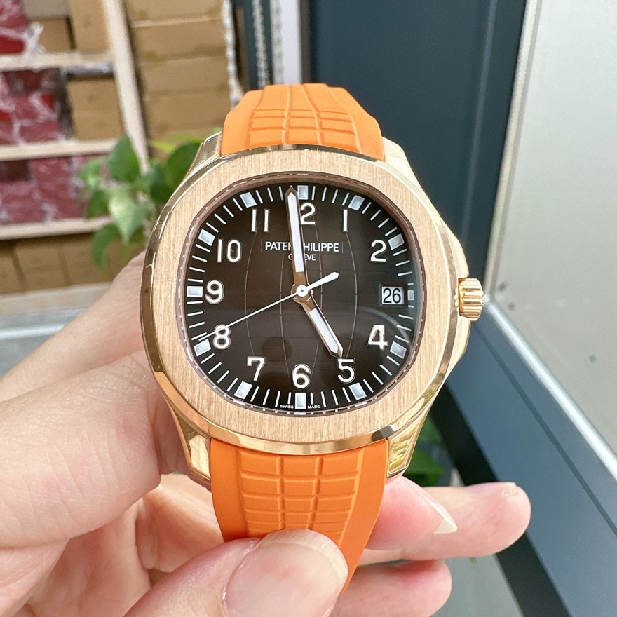 PP.Patekes Philippesee AQUANAUT Series นาฬิกาผู้ชาย Golden Grenade Automatic Machinery 5167R