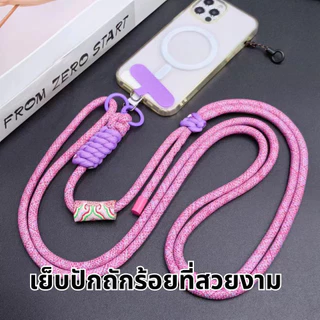 สากลถักโทรศัพท์มือถือ สายคล้องโทรศัพท์มือถือเชือกพวงกุญ โทรศัพท์มือถือ สายคล้องกล้อง พวงกุญแจ สไตล์ INS สายคล้องโทรศัพท์