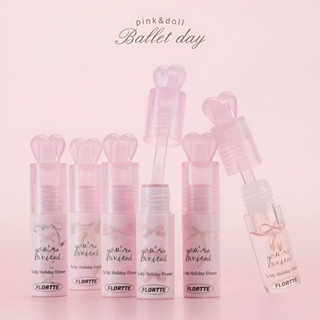 FLORTTE Small Butterfly Series Velvet Lip Glaze Matte Textur…