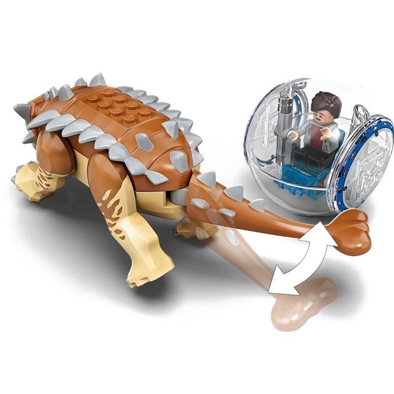 Tyrannosaurus Boy Gift 6 Building Blocks 75941 Jurassic Year Old Tyrannosaurus ใช้งานร่วมกับ Lego ขอ