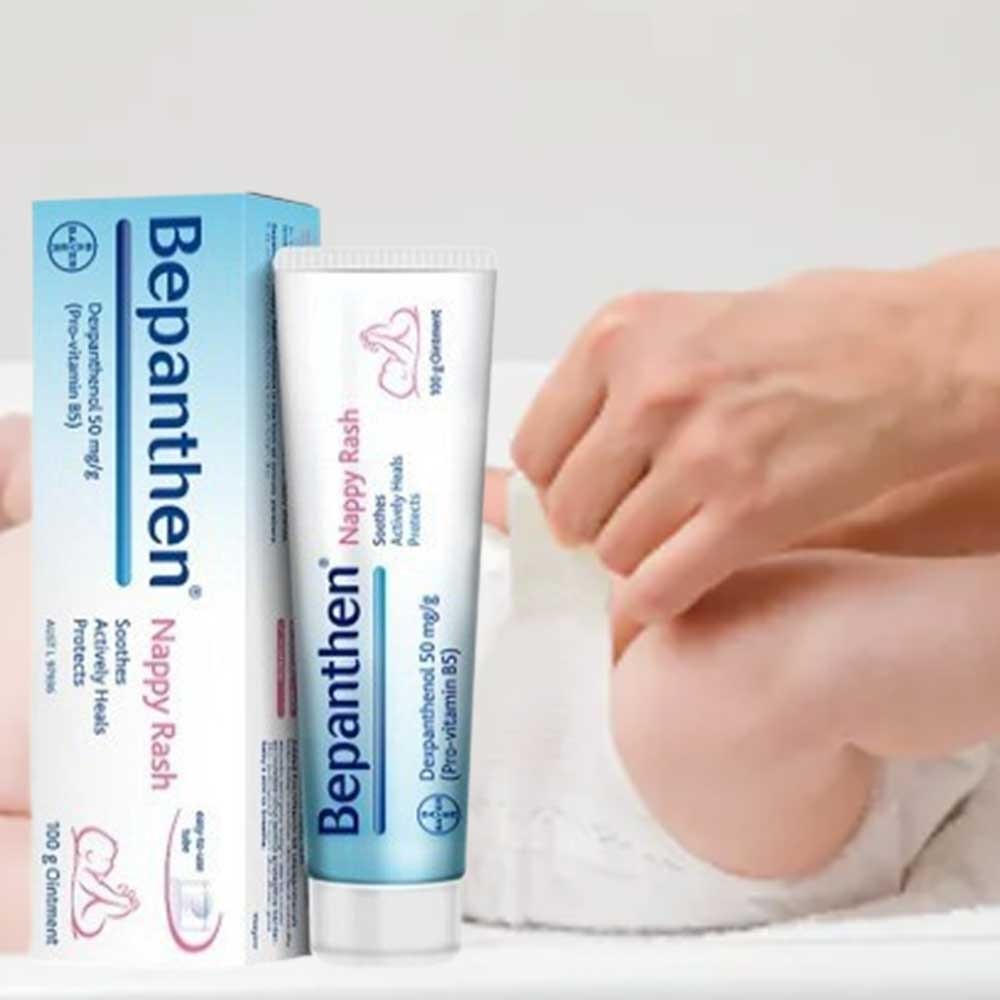 Bepanthen ครีมผื่นผ้าอ้อม 00g Bepanthen ครีมสําหรับทารก TG911@