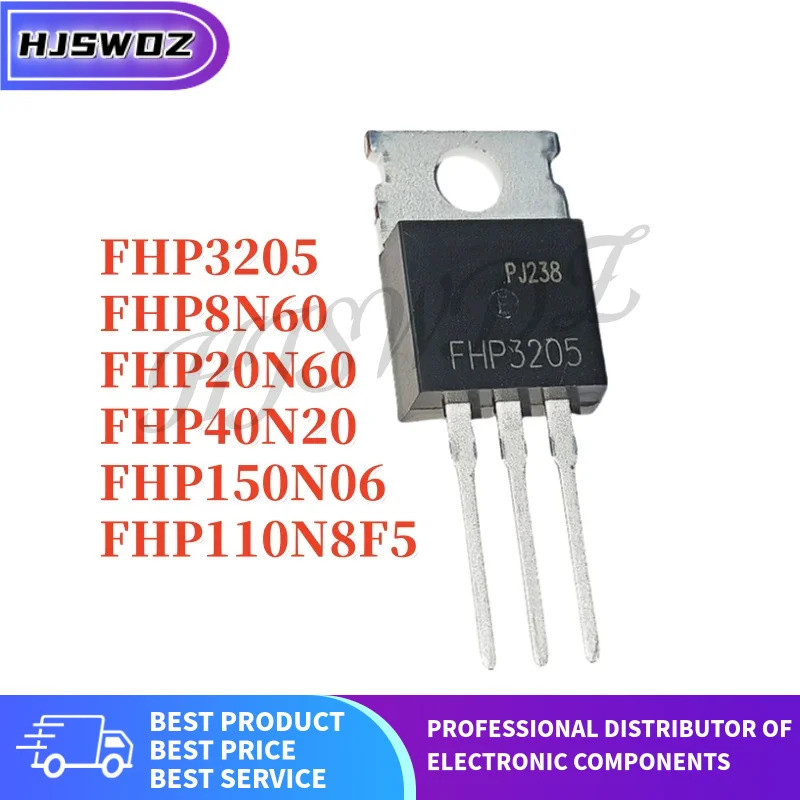 1-5PCS FHP3205 FHP8N60 FHP20N60 FHP40N20 FHP150N06 FHP110N8F5 TO-220 Field Effect ทรานซิสเตอร์