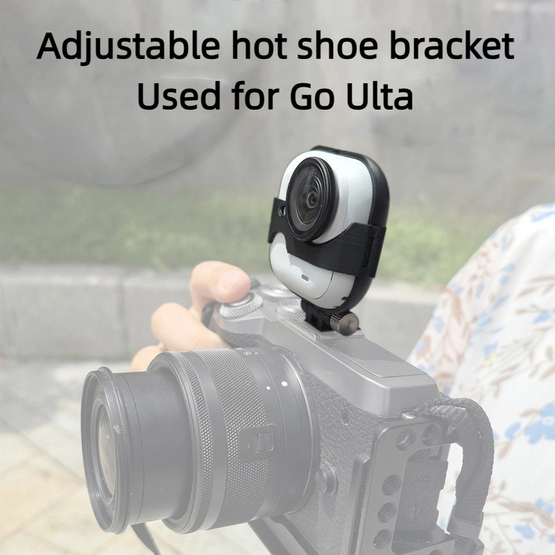 สําหรับ Insta360 GO Ultra กล้อง DSLR Micro Single Hot Shoe ขยายวงเล็บคงที่อุปกรณ์เสริมกล้อง