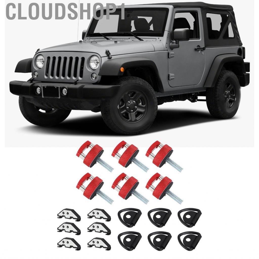 Cloudshop1 Hard Top Quick Ermoval Screw Thumb Screw สำหรับ JL JT JK 2DR และรุ่น 4DR ไม่ จำกัด 6 ชุด 