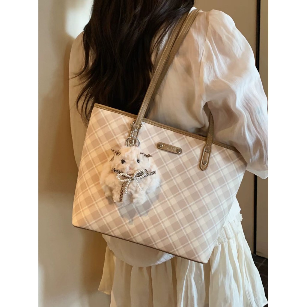 South Style Chio2n Organ Past Tote Bag Female Large Capacity Simple Classy Commuter Handbag Shoulder