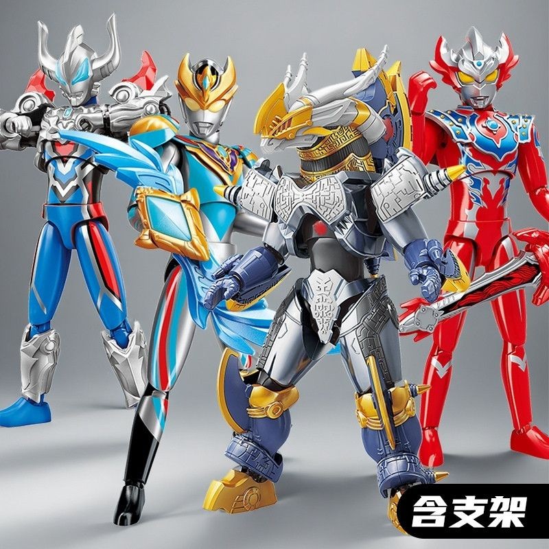 KEEPPLEY Ultraman Taiga Building Blocks Galatron MK2 Super Armor Hero Monster ตัวเลขของเล่นเด็กผู้ชาย