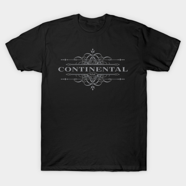 เสื้อยืด แท้ Cotton 100% The Continental Hotel T-Shirt แขนสั้นคอกลม Unisex y2k S-5XL แฟชั่น