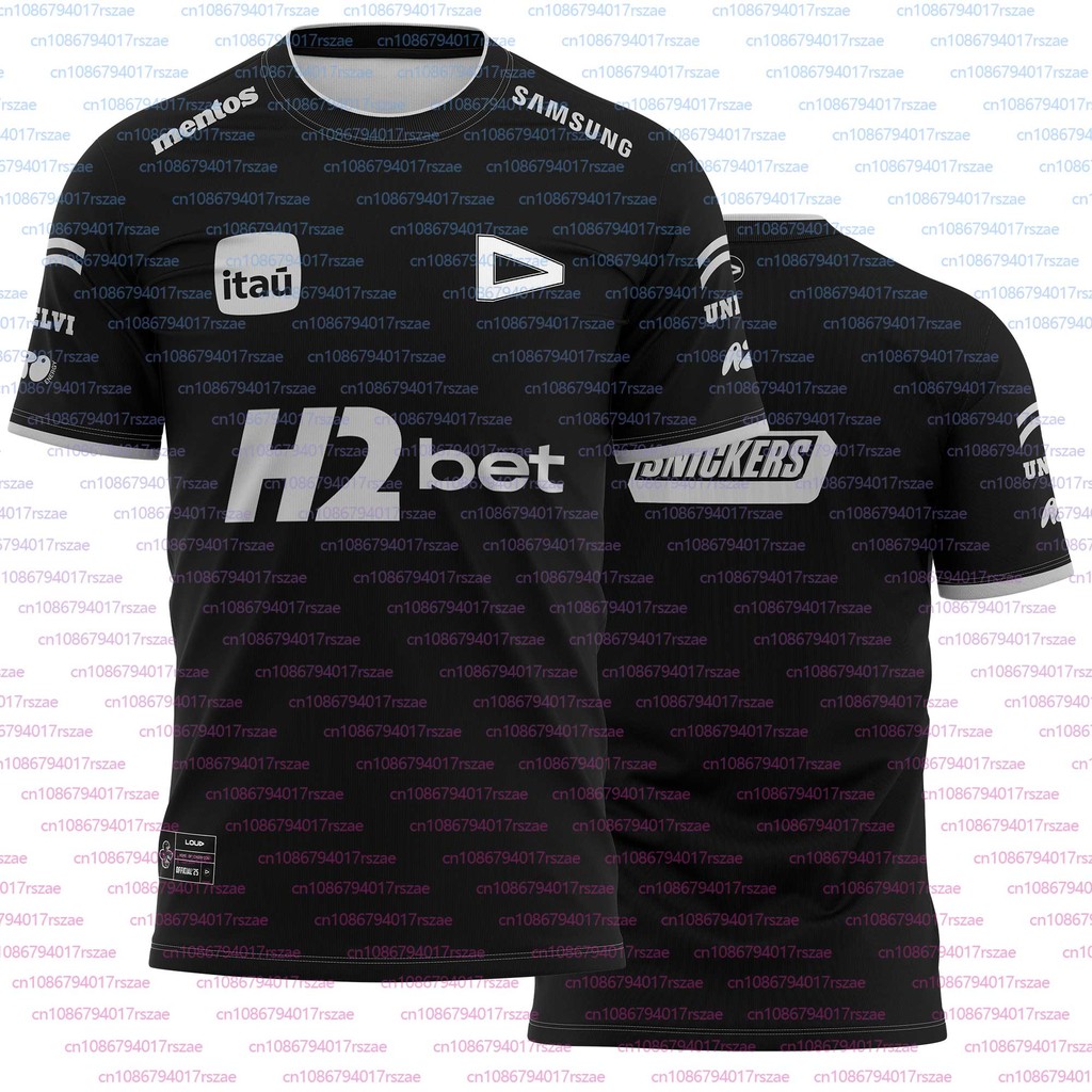 LOUD Jersey Esport Team Uniform Clothing Mens CBOL Black Hydra เสื้อยืด