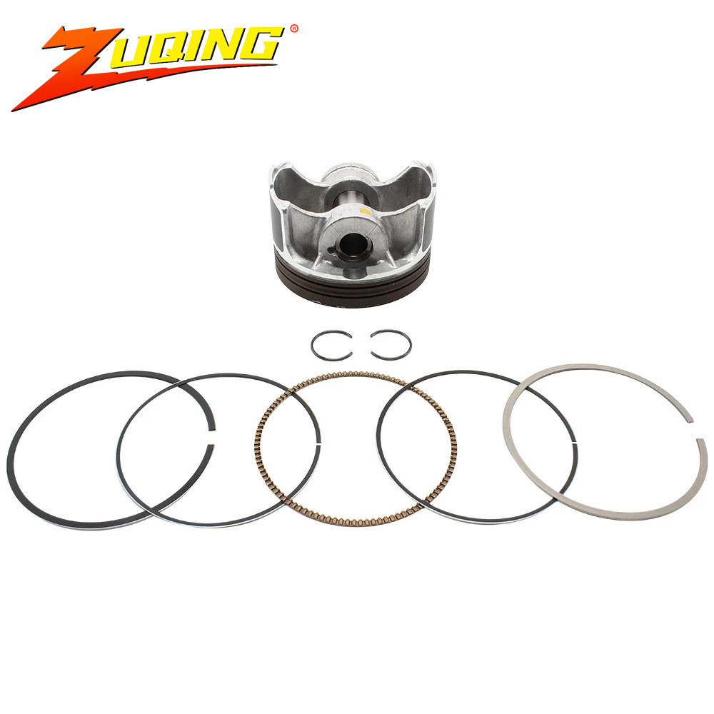 วาล์วลูกสูบขาชุด 62 มม. 14 มม. สําหรับ Zongshen 190cc 2v z190 เครื่องยนต์