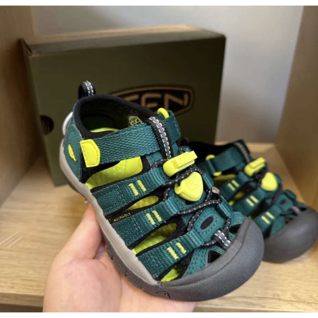 Keen/keen เด็ก Wading รองเท้ารองเท้าแตะ Baotou Anti-Kick รองเท้าชายหาดเด็กกลางแจ้ง River-Up รองเท้าน