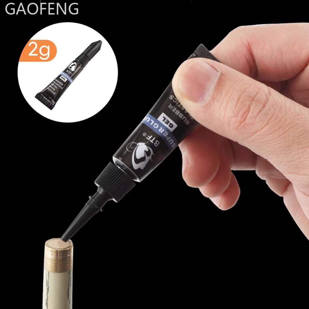 GAOFENG 2G กาวหัวคิวสำหรับบิลเลียดและสนุ๊กเกอร์ แห้งไว ปลอดภัยต่อสิ่งแวดล้อม ขนาดใหญ่พอเหมาะสำหรับการใช้งานที่แม่นยำ X4Z1