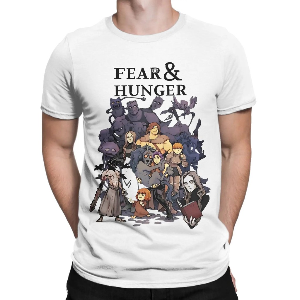 เสื้อผ้าสไตล์เกมสยองขวัญ Fear and Hunger ผ้าฝ้ายแขนสั้น เหมาะสำหรับเป็นของขวัญวันเกิดและสวมใส่ในชีวิ