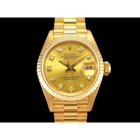 Rolex Rolex (Rolex Rolex )Rolex DateJust 69178 วัสดุทอง หน้าเพชรแท้ ไขลานอัตโนมัติ AF3288