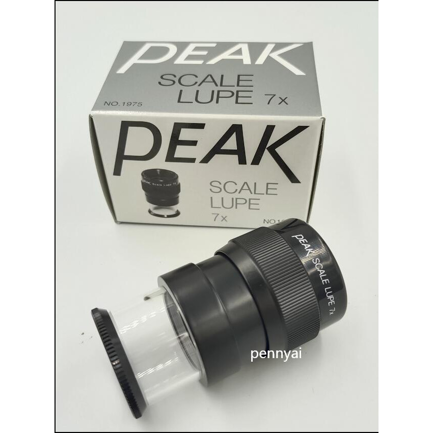 ญี่ปุ่น PEAK แว่นขยายความละเอียดสูงพร้อมแว่นขยายขนาด/7 ครั้ง 1975-7X