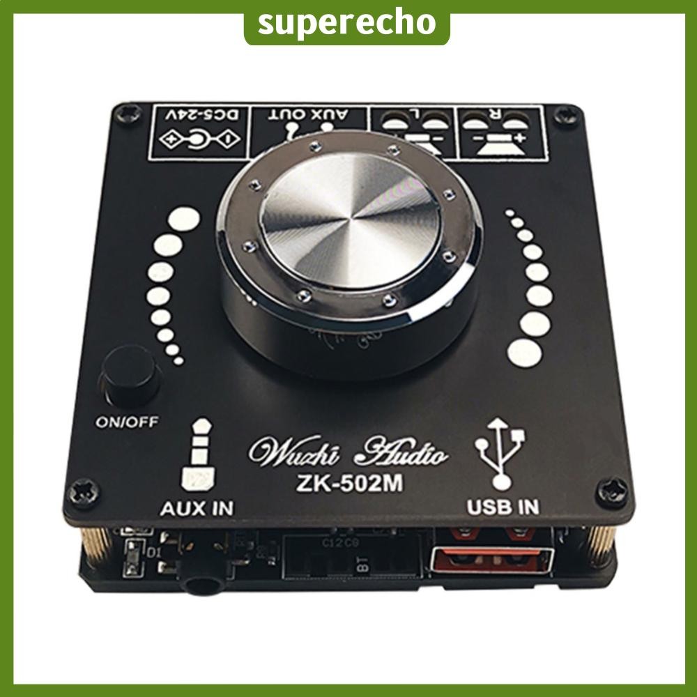 [คลังสินค้าพร้อม] ZK-502M โมดูลรับสัญญาณเสียง Bluetooth ขนาดเล็กที่รองรับ 5.0 สําหรับโฮมเธียเตอร์ AU