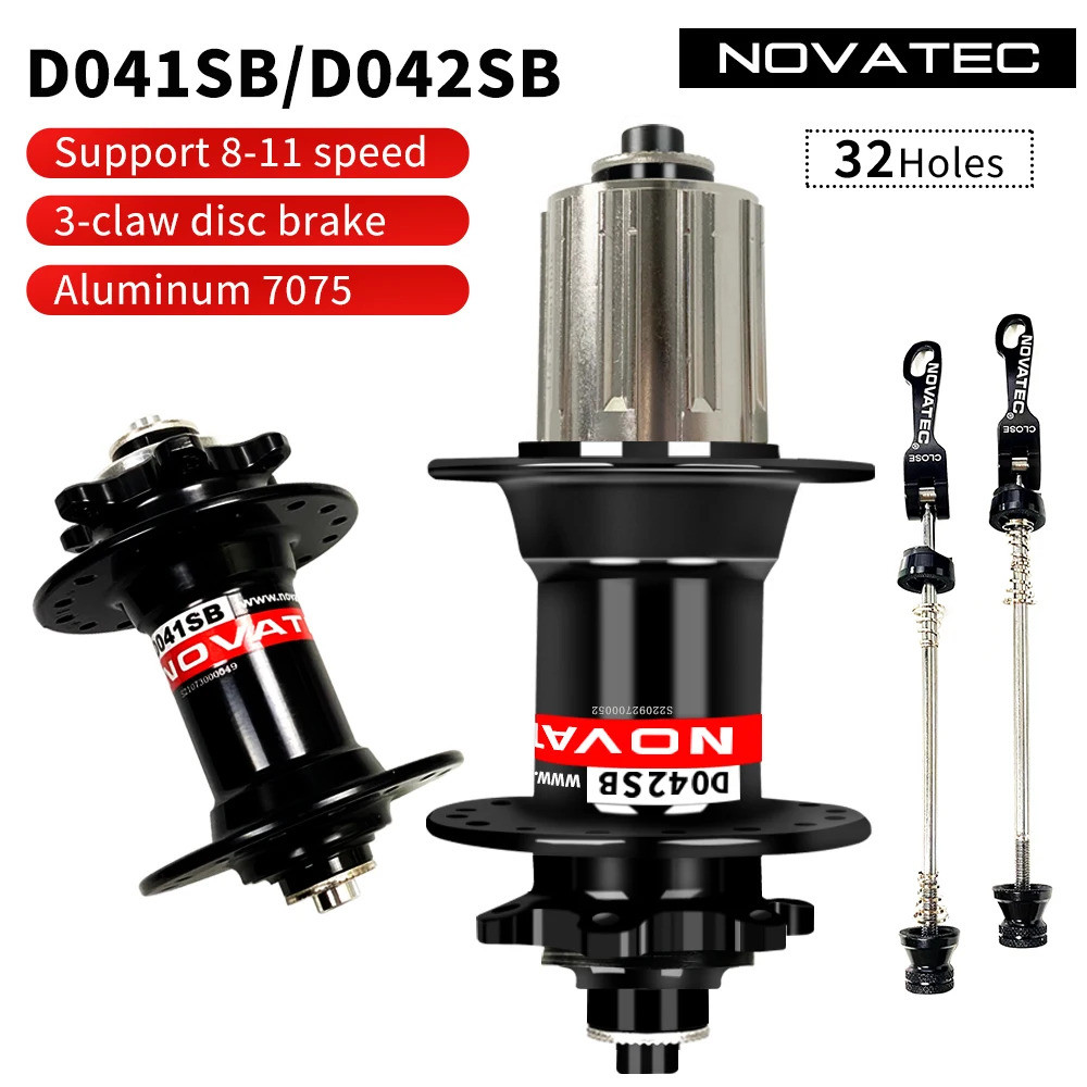 NOVATEC จักรยานเสือภูเขา Hub D041SB D042SB 32/36 หลุม Mtb Bushing สําหรับ 8/9/10/11 ความเร็ว MTB ดิส