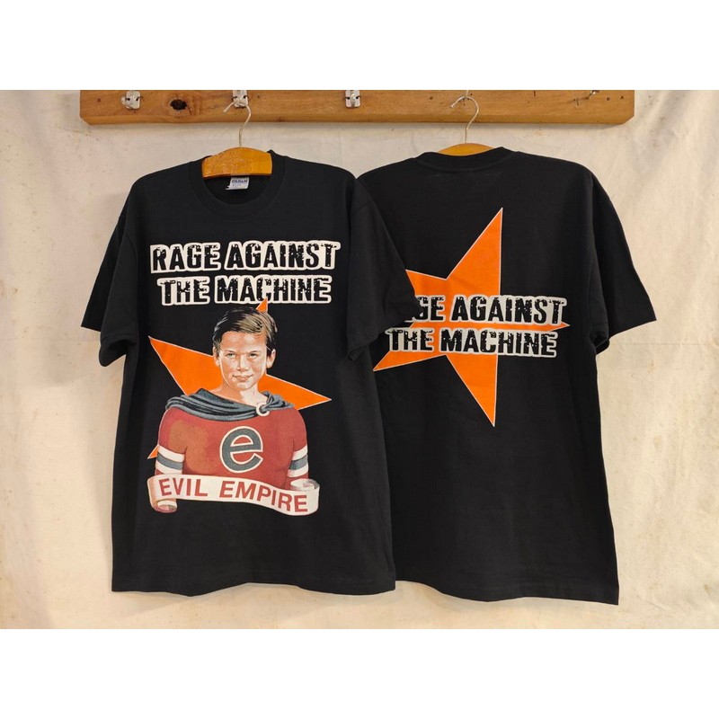 [ ล้านเสื้อ ] RAGE AGAINST THE MACHINE EVIL EMPIRE DEAD STOCK 2000s เสื้อวินเทจ เสื้อทัวร์ วงร๊อค