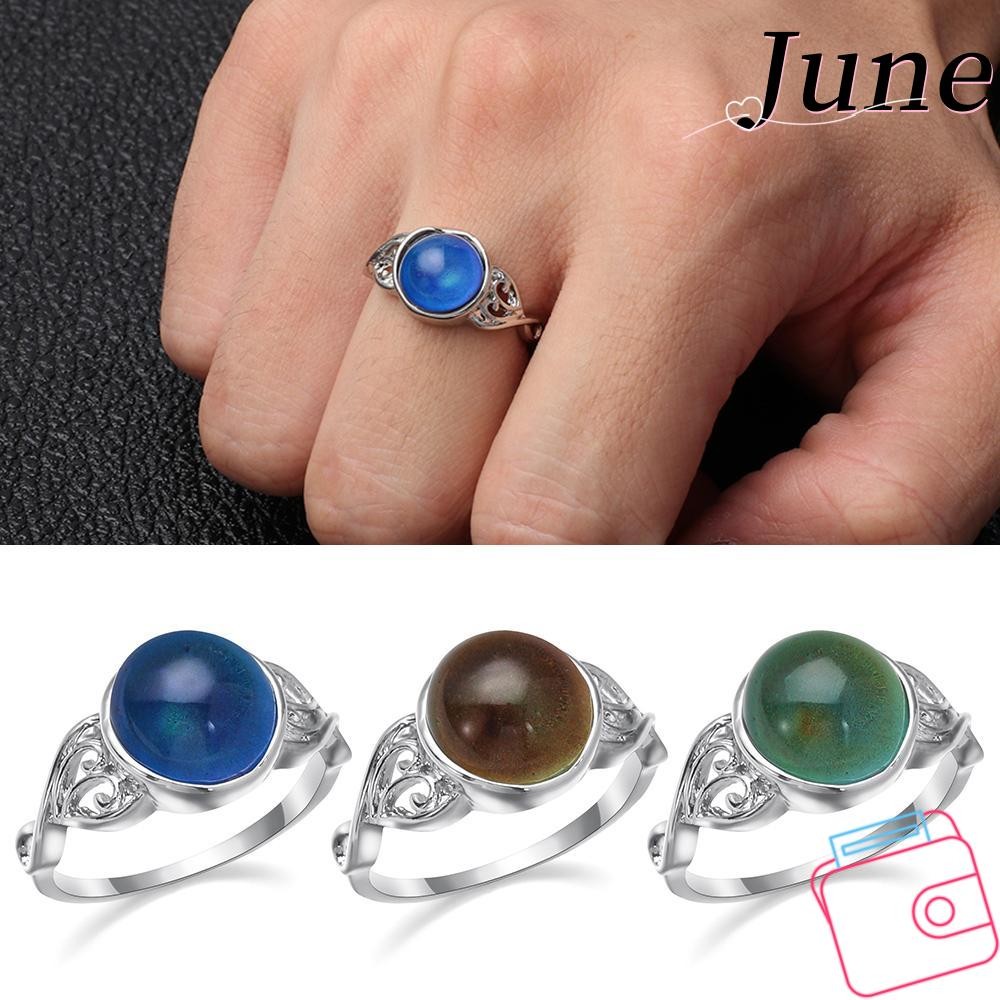 แหวนแฟชั่นขนาด 5-10 สําหรับผู้หญิงและสาวๆ จาก JUNE GOODS ของขวัญที่ลงตัว