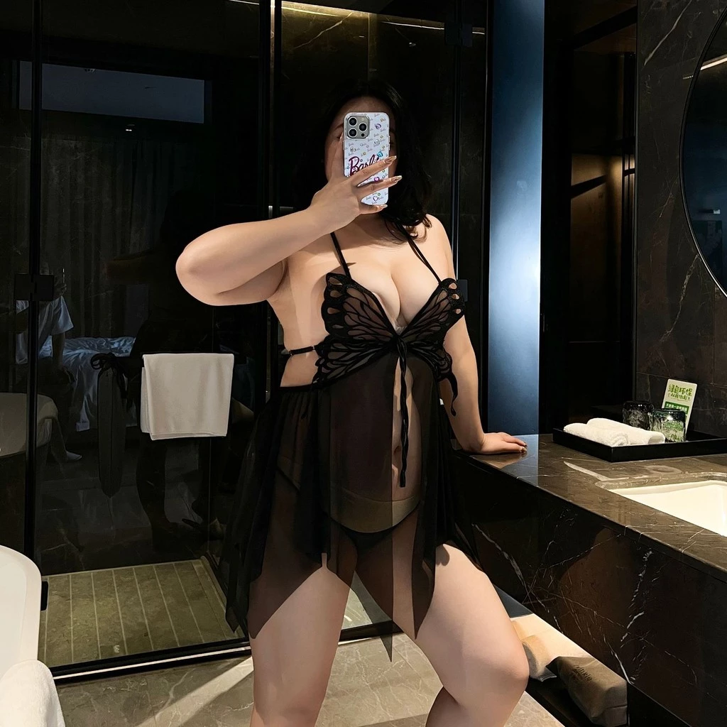💚Sexy night 💜ชุดนอนเซ็กซี่ไซส์ใหญ่ สาวอ้วนก็ใส่ได้ ชุดนอนซีทรู ใส่สบาย ชุดนอนไม่นอน ส่งไวจากไทย