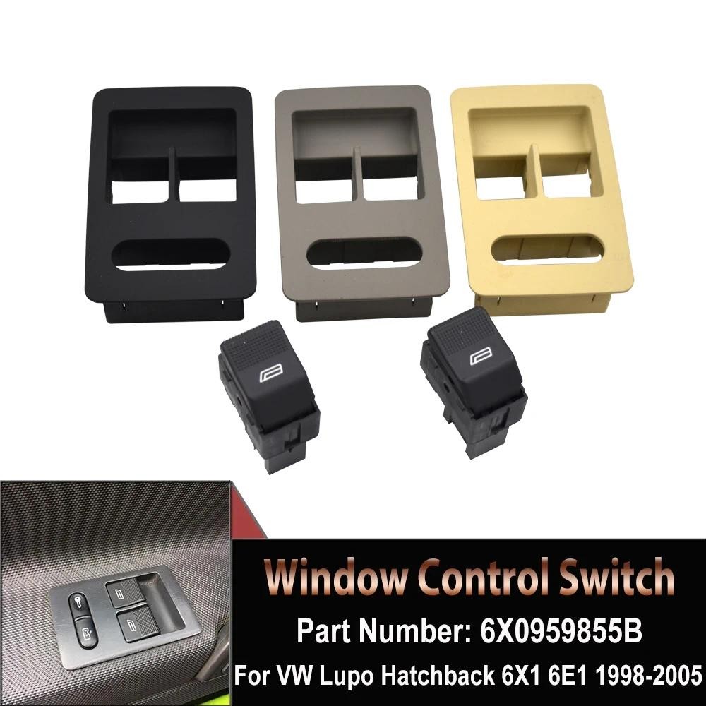 ปุ่มสวิตช์กระจกไฟฟ้ารถยนต์ 6X0959855B สําหรับ VW Hatchback LUPO 6X1 โปโล 6N2 6E1 ที่นั่ง Ibiza ที่นั