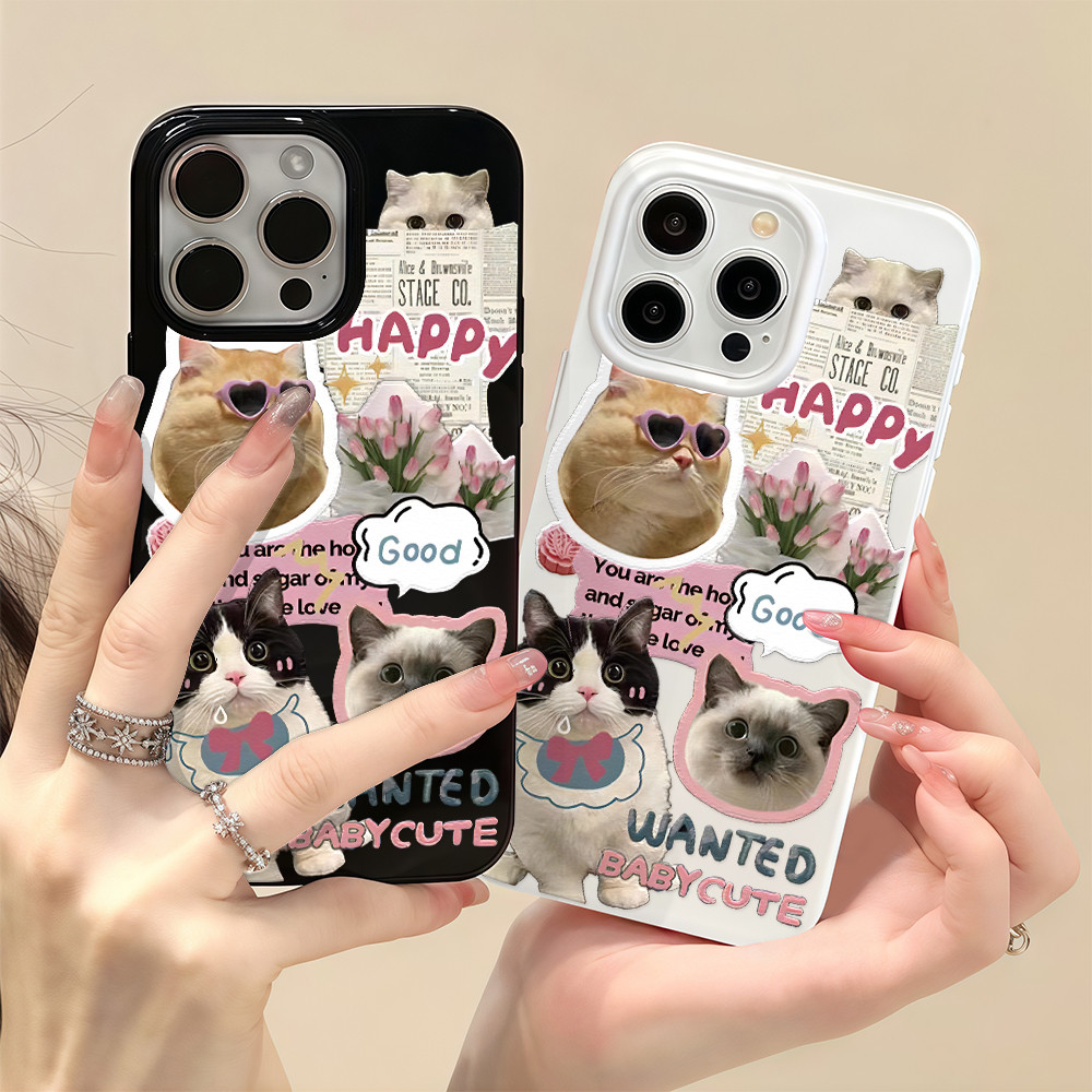 เคสโทรศัพท์มือถือเยลลี่ มีสีสัน สวย การ์ตูน โชคดี รักรูปร่างหัวใจ For IPhone16 15 14 13 11 6 7 8plus Pro Promax GDTPU495