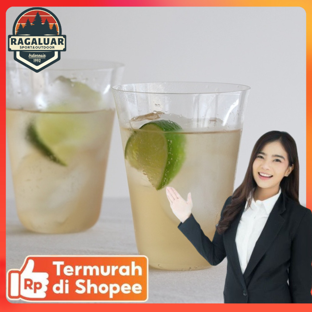 One Two Cups Aesthetic Glass Coffee Tea Ultra Thin Glass 370ml - KM518