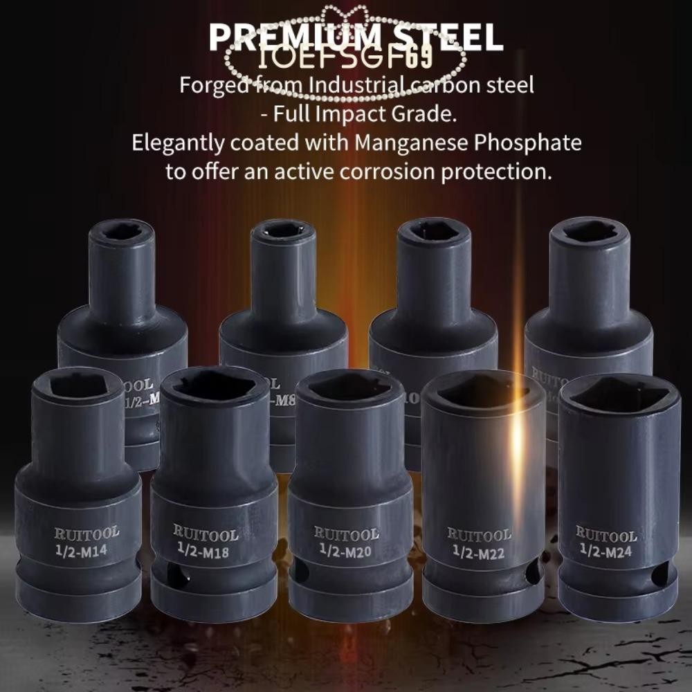 อะแดปเตอร์ซ็อกเก็ตต๊าป ไอโอเอฟsgf69,ก๊อกเกลียวเปลี่ยนอย่างรวดเร็ว ม6-24 1/2 "ซ็อกเก็ตเรียวรูสี่เหลี่