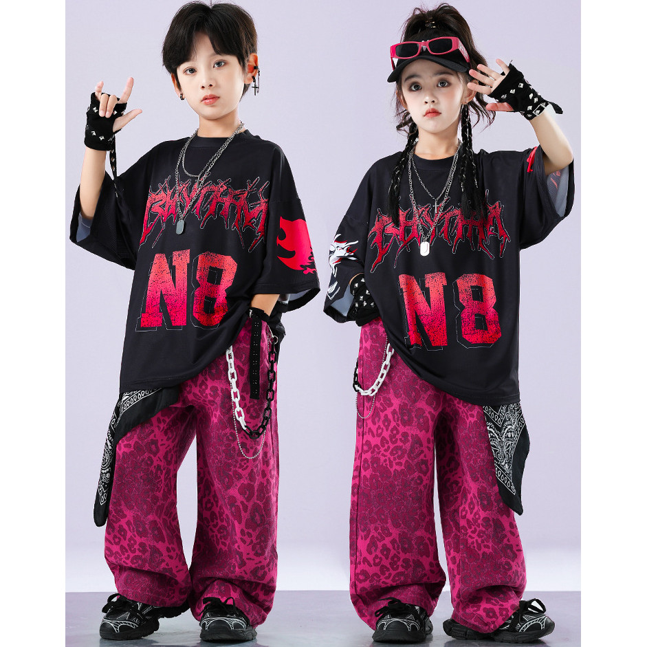 เด็กผู้หญิง ชุด cover dance เด็ก hip hop ชุดเต้นแจ๊ส ผู้ชาย ชุดลีดเดอร์ ฮิปฮอป ซ้อม โคฟเวอร์ การแสดง ของเด็ก