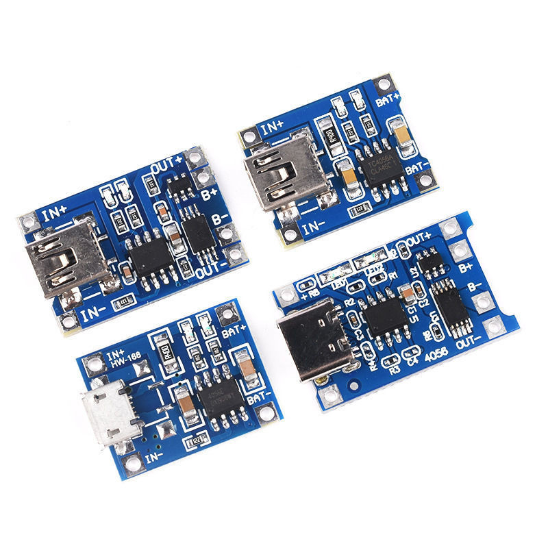 TP4056|18650 แบตเตอรี่ลิเธียม 3.7v 3.6V 4.2V แบตเตอรี่ลิเธียมชาร์จ 1A Overrush Overdischarge Protection