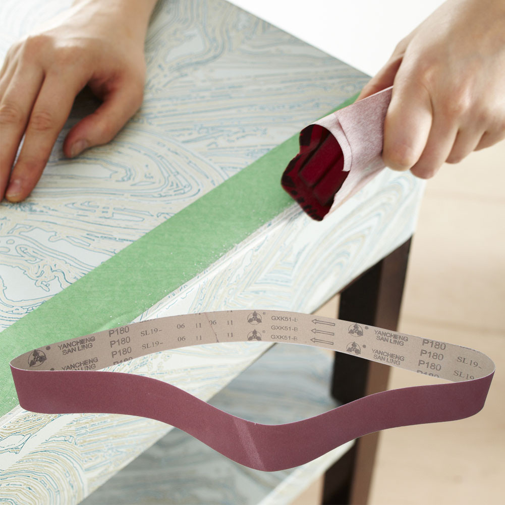 เข็มขัดการขัดขัดเข็มขัดเข็มขัด GXK51-B ไม้สำหรับเครื่องมือบดอุตสาหกรรมแซนเดอร์