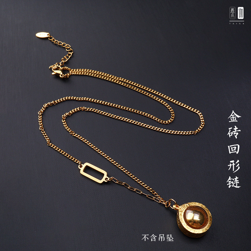 Thailand Amulet Chain Rice Star Money Star Small B吸细项链 Rice Star Star Silver Chain Chain Chain Silve