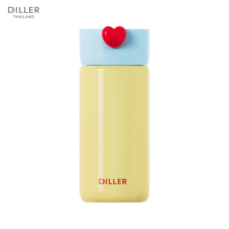 Diller กระติกน้ําสูญญากาศ Thermos 316 280ml สีเหลือง