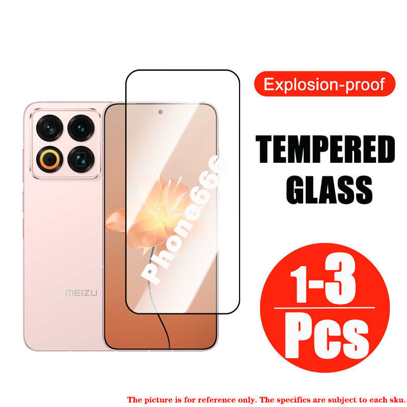 1-3 ชิ้นกระจกนิรภัยสําหรับ Meizu 22 5G 21 หมายเหตุ 22 21 Pro 5G Mblu 22 Pro Lucky 08 กระจกนิรภัยเต็ม