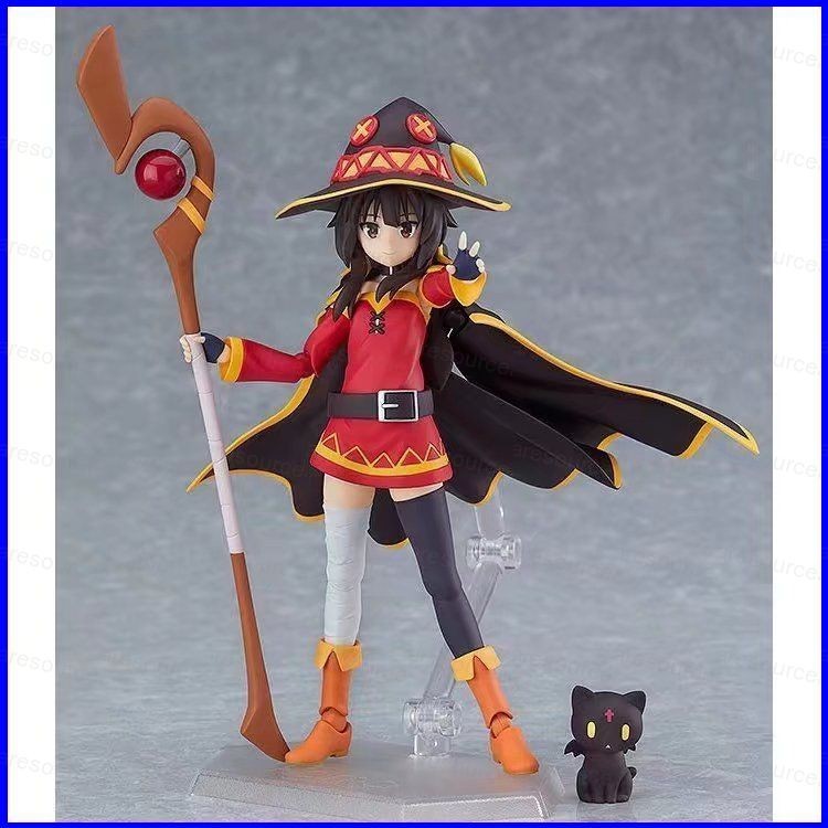 SQ3 KonoSuba An การระเบิดนี้ Wonderful World Megumin Action Figure Figma ตุ๊กตาของเล่นสําหรับของขวัญ