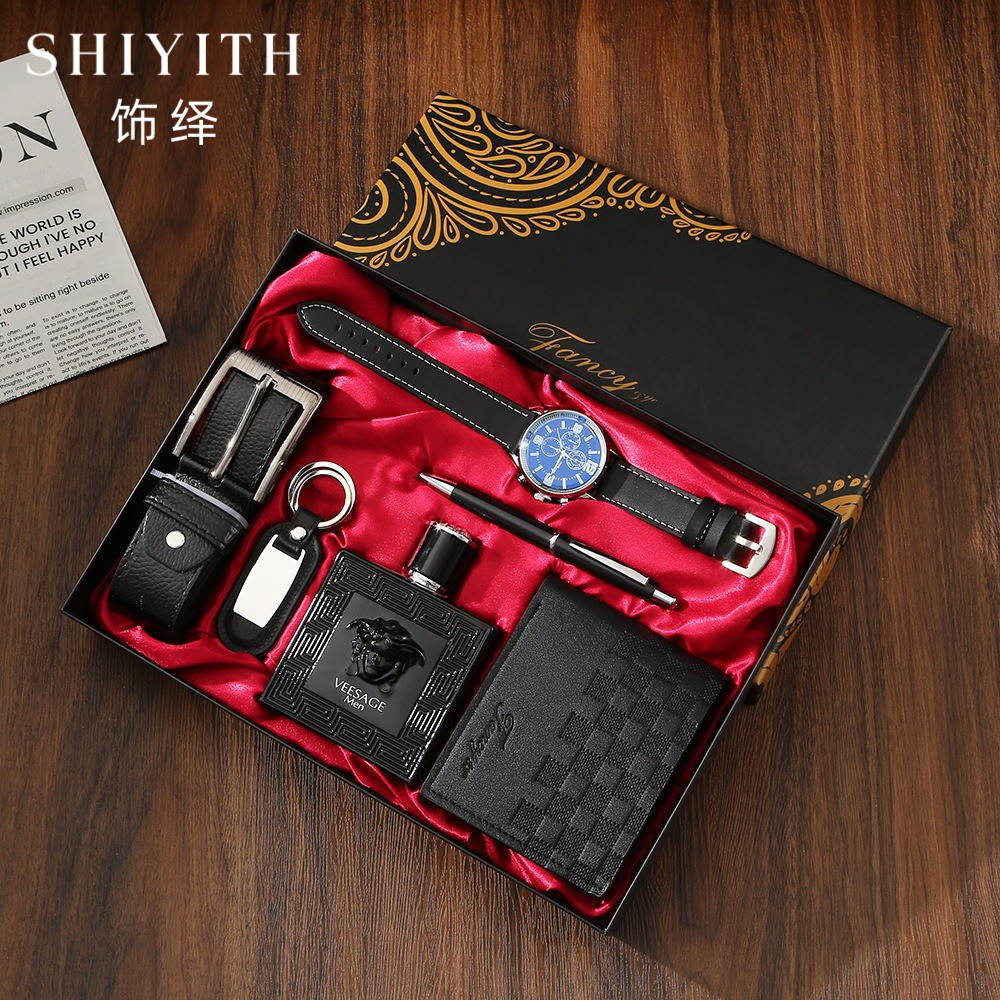 ของขวัญวันเกิดสําหรับผู้ชาย,นาฬิกาน้ําหอมกระเป๋าสตางค์ชุดปากกา,คริสต์มาสวาเลนไทน์วันพ่อปัจจุบันสําหรับพ่อเขา