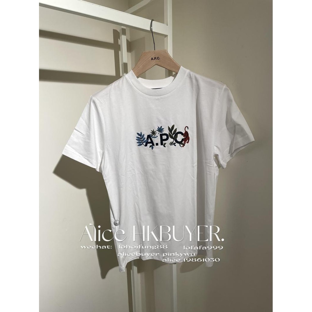 เสื้อยืดแขนสั้นมีลายสำหรับผู้ชาย APC