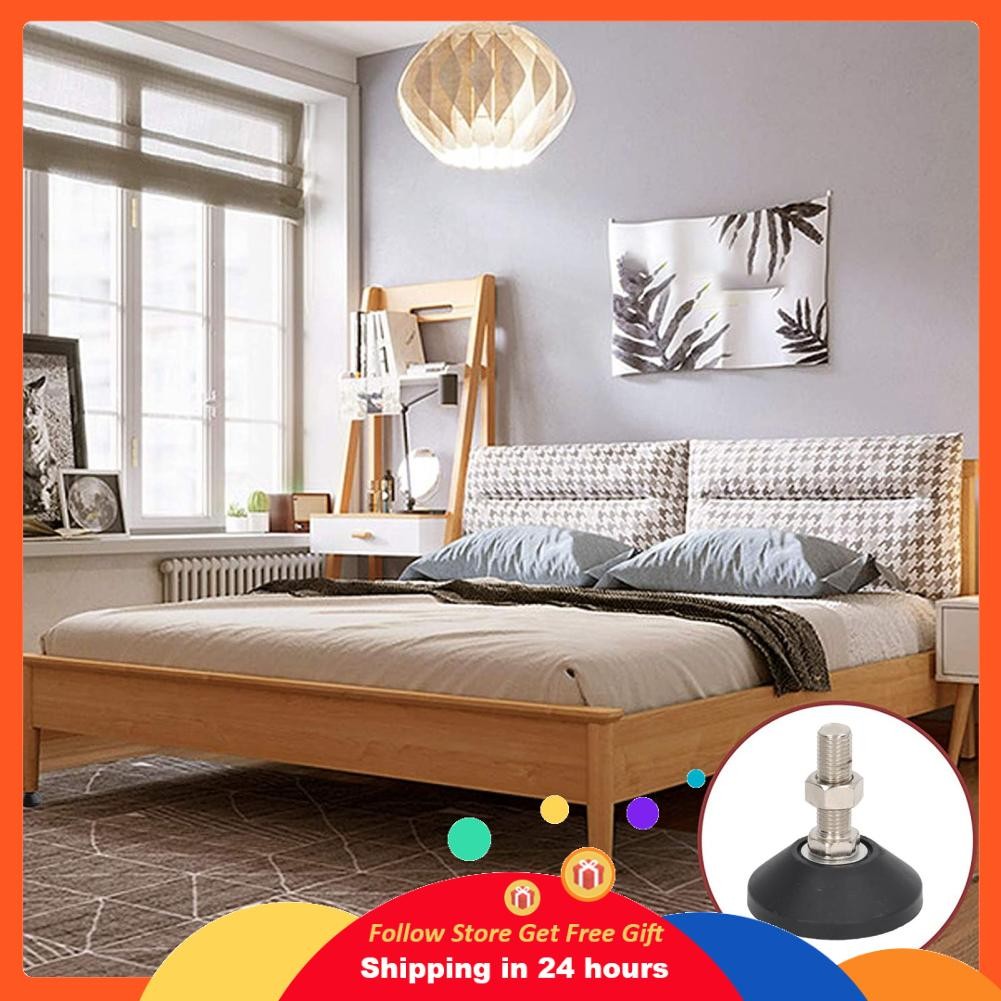 Supergoodsales Supergoodsales Hyuduo ปรับขาเฟอร์นิเจอร์ปรับระดับรองรับได้ 1320lbs ชุดน็อต 3/8 16 เธร