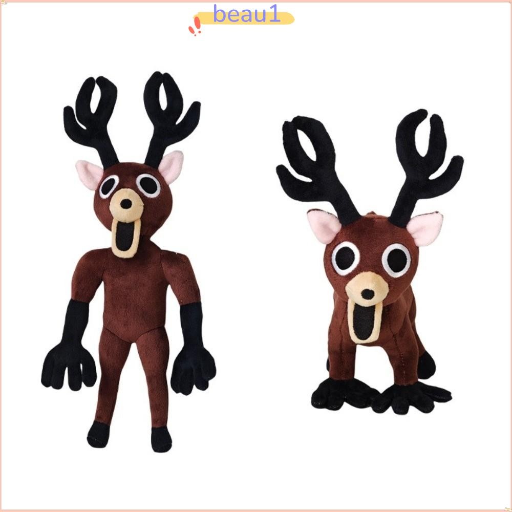 สวย1 ของเล่นตุ๊กตากวาง,สีน้ําตาล38ซม.การ์ตูนอะนิเมะของเล่น,ผ้าฝ้ายนุ่ม99คืนในป่ายืนหมอนตุ๊กตาของขวัญวันเกิด